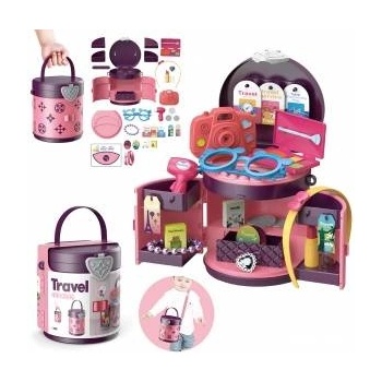 Trifox Beauty vanity set in a trunk