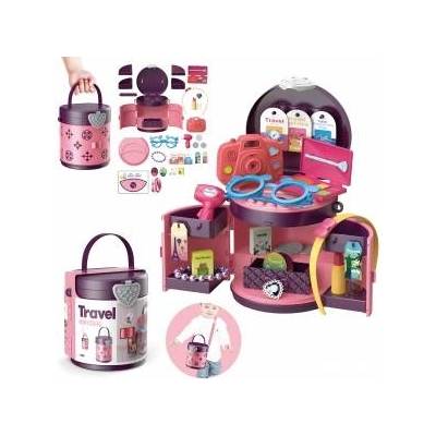Trifox Beauty vanity set in a trunk