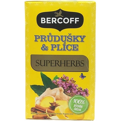 Bercoffov čaj Priedušky a pľúca 15 x 2 g