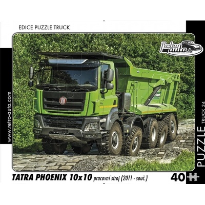 RETRO-AUTA TRUCK č.34 Tatra Phoenix 10x10 pracovní stroj (2011 souč.) 40 dílků