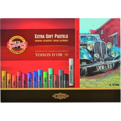 KOH-I-NOOR Set of Artist's Extra Soft Pastels Комплект сухи пастели 36 бр (8555036001KZ)