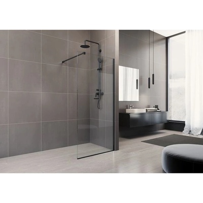 EBS Relax Black Walk-in stěna 130x200 cm RELAXB130