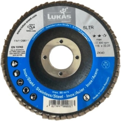 Lukas Lamelový brusný kotouč 125 mm P80 SLTR125ZK80