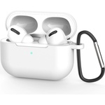 Techsuit Калъф за AirPods Pro 3, гладък ултратънък материал - Techsuit - силиконов калъф - бял (KF2356309)