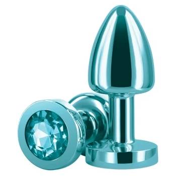 NS Novelties Малък метален разширител бижу Rear Assets Petite син