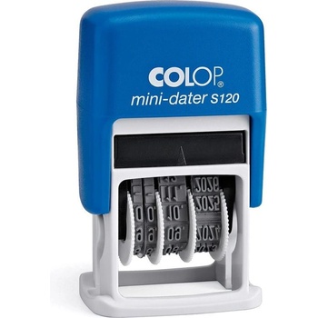 Colop Датник S120/3, с цифри, 4 mm, черен (1085200022)