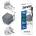 Energizer Зарядно устройство Energizer A38QMU, USB-C, USB, EU, UK, US, QC3.0, 38W, Сребрист (A38QMU)