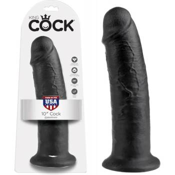 Image 1 of Пенис дилдо с вакуумна основа, 25, 4см. - King Cock Black (PIPE550523)