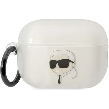 Karl Lagerfeld Кейс Karl Lagerfeld KLAP2HNIKTCT за AirPods Pro 2, прозрачен, Ikonik Karl Lagerfeld (KF001504-0)