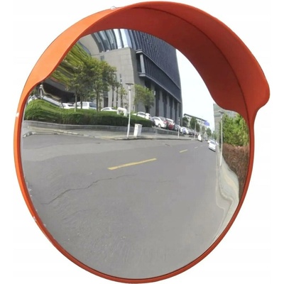 zahrada-XL Dopravní vypouklé zrcadlo PC plast oranžové 45 cm venkovní