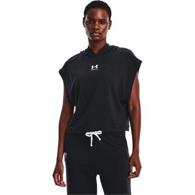 Under Armour Rival Terry SS Hoodie W 1376997-001 čierne