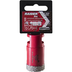 Raider БОРКОРОНА diamond dry Ф 35 ММ m14 raider pro (3800972014886)