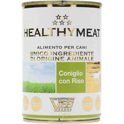 Healthy Meat monoproteínové s králičím mäsom a ryžou 400 g