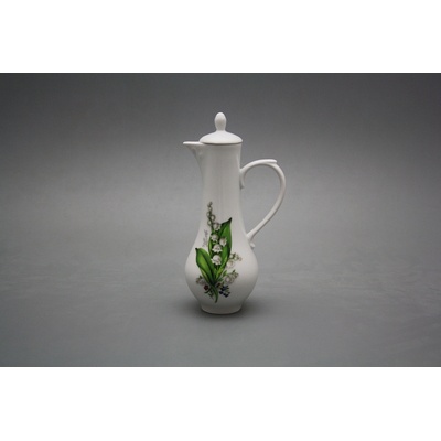 Bohemia Porcelán 1987 Karafka 0,14l s víčkem Konvalinky BB