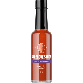 BrainMax Pure Pure® Barbecue sauce, Plum & Cranberries (барбекю сос, сливи и червени боровинки), 200 мл