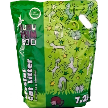 Huhubamboo Podstielka silikagélová mentol 7,2 l