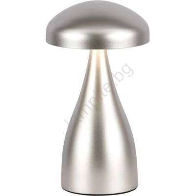 V-TAC LED регулируема презареждаема настолна лампа LED/1W/5V 3000-6000K 1800 mAh сребр (VT1323)