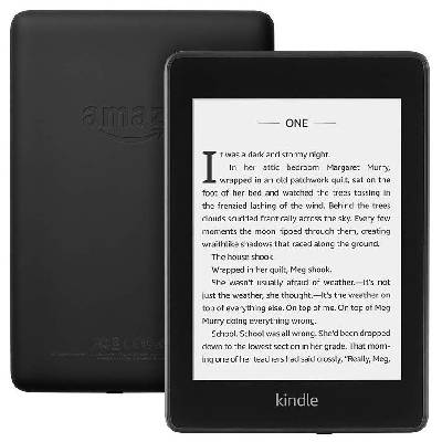 AMAZON AMAZON e-book reader Kindle PAPERWHITE 4 2018/ 6" E-ink displej/ 8GB/ IPX8/ Wi-Fi/ BEZ REKLAM/ černá AMAZ0120