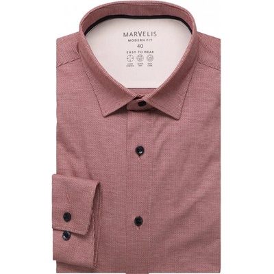 Marvelis Modern Fit pánská společenská košile 7600 64 35 červená