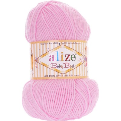 Alize Příze Baby best 191 - růžová