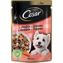 Cesar s jemným hovädzím a mrkvou v želé 24 x 100 g