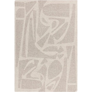 Asiatic Carpets Кремав ръчно изработен вълнен килим 160x230 cm Loxley - Asiatic Carpets (LOXL160230LINE)
