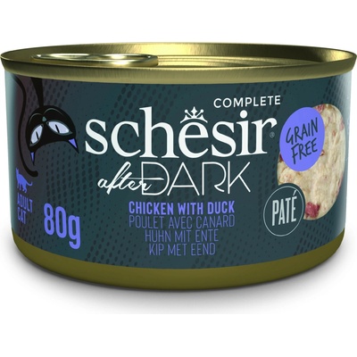 Schesir Cat After Dark Paté kuře/kachna 80 g
