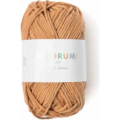 Rico Design Bavlnená háčkovacia priadza Ricorumi dk odtieň 053 karamelová - 1 ks