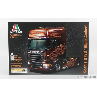 Italeri Scania R730 ťahač Black Amber 2-assi 2011 1:24 /