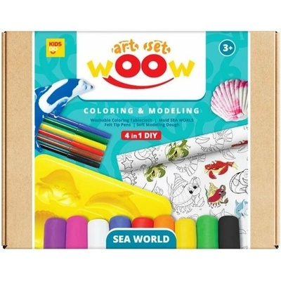 Kids Do Wow Kreativní sada 4 in 1 Sea animals