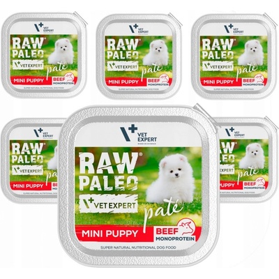 Raw Paleo Mini Puppy beef hovädzie 150 g