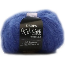 Drops Kid-Silk 28 navy modrá