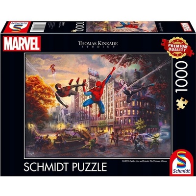Schmidt THOMAS KINKADE Spider-Man a přátelé Marvel 1000 dílků