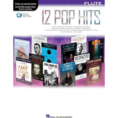 Hal Leonard 12 Pop Hits for Flute