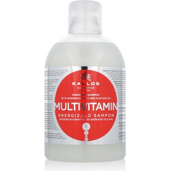 Kallos energizující šampon Multivitamin with Ginseng Extract and Avocado Oil 1000 ml