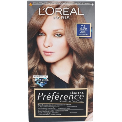 L'Oréal Feri Préférence farba na vlasy 7.1 Island