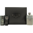 Kosmetické sady Gucci Guilty Pour Homme EDT 90 ml + sprchový gel 50 ml + balzám po holení 75 ml dárková sada