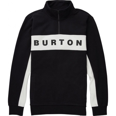 BURTON LOWBALL QUARTER-zip FLECEE True black