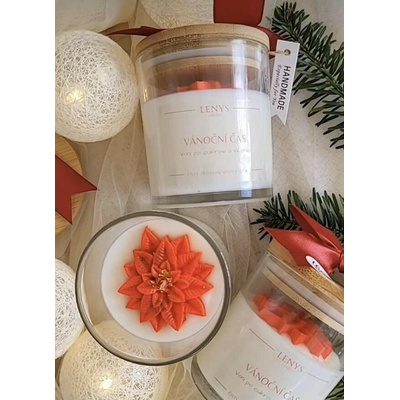 LENYS CANDLES Vánoční čas Skořice a vanilka 200 ml