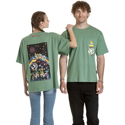Meatfly unisex tričko Dwarf Hydge Green Dwarf