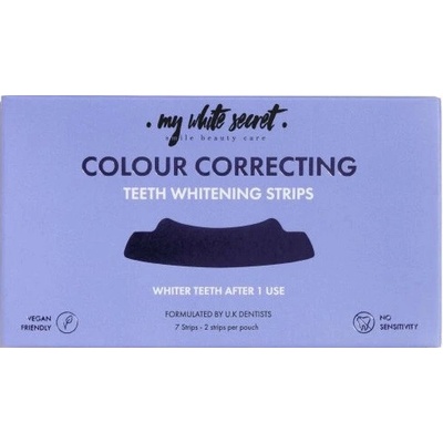 My White Secret Colour Correcting bieliace pásiky 7 ks
