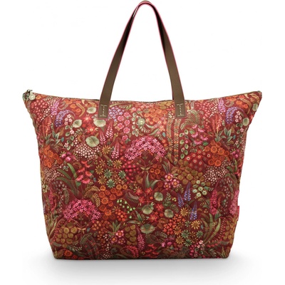 PIP Studio taška sametová prošívaná Tilda Querida 66 x 20 x 44cm 51.275.003 červená