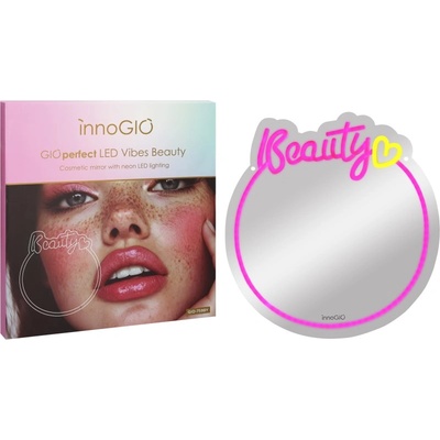 innoGIO Vibes Beauty GIO-759BY козметично огледалце с LED подсветка 32, 5 cm x 34cm x 1cm