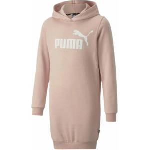 PUMA Essentials Logo Hooded Dress Pink - magazinko