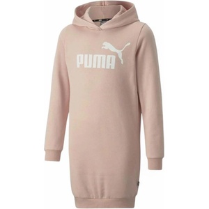 PUMA Essentials Logo Hooded Dress Pink