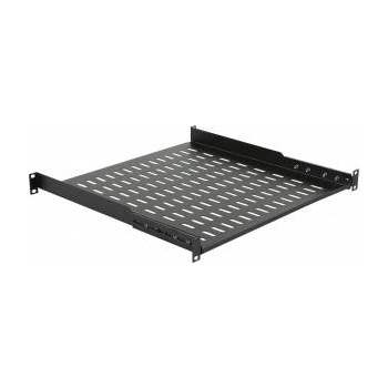 Lanview 1U 19 FRONT, 1U 19 REAR CONNECTED D=450mm SHELF