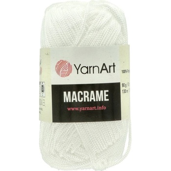 YarnArt Macrame 2mm 154 biela