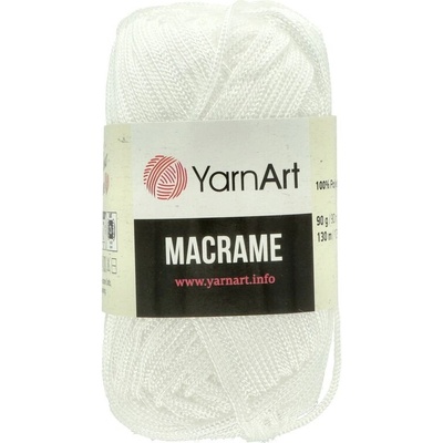 YarnArt Macrame 2mm 154 biela