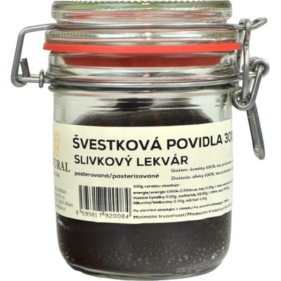 Natural Jihlava Švestková povidla bez přidaného cukru 300g