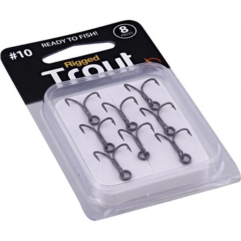 Westin Trojháček Rigged Trout Treble Hooks Black vel.8 8 ks
